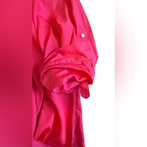 CALVIN KLEIN draped front blouse - Picture 4 of 7